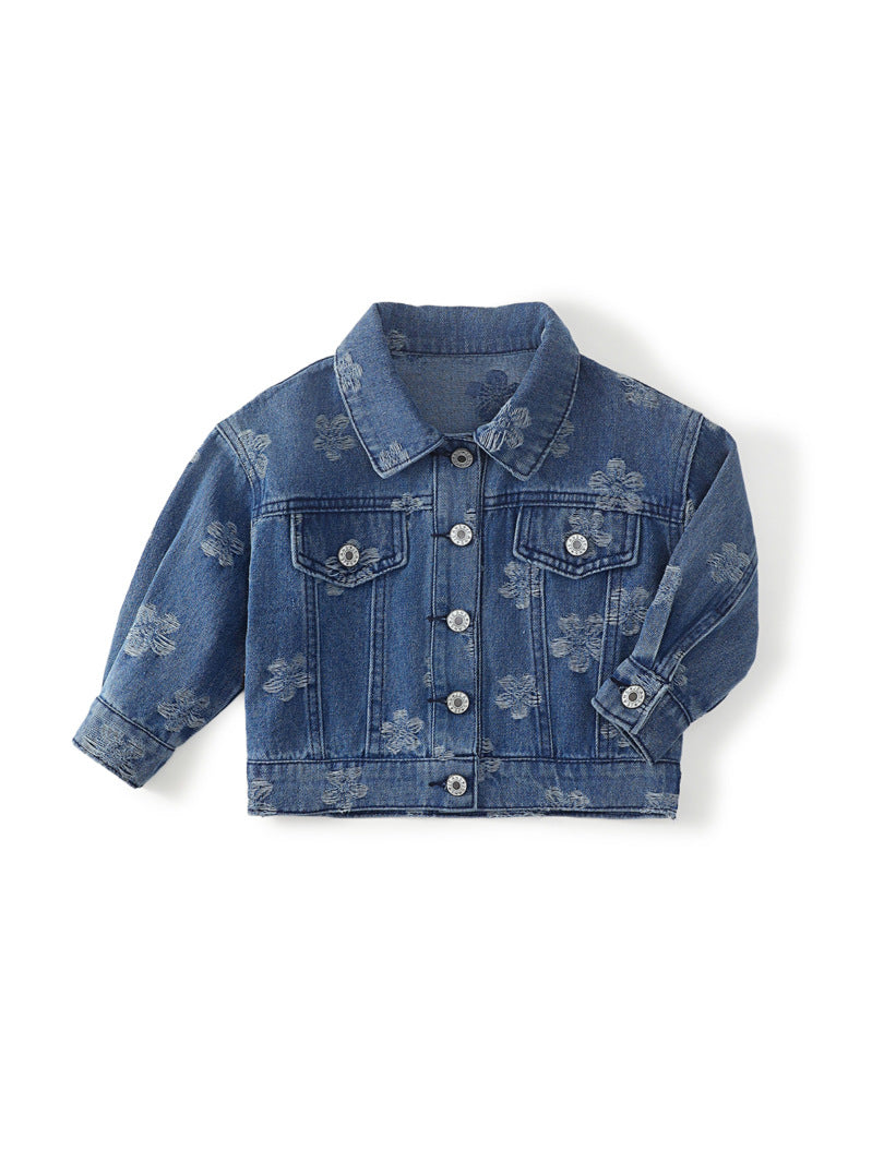 Pre-Sale Cute Girls Denim Jacket