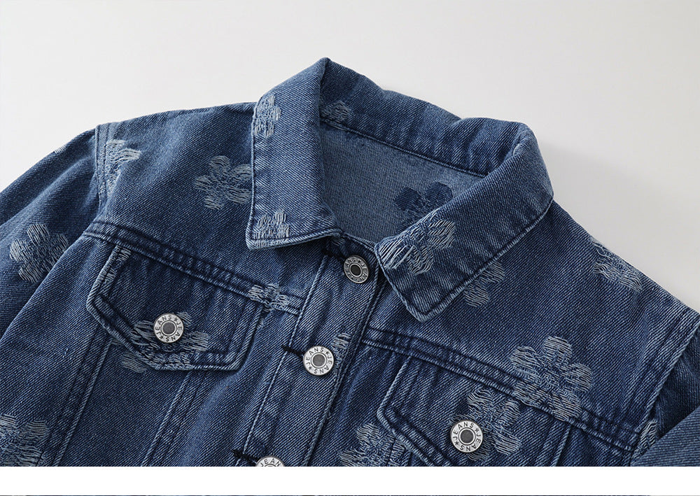 Pre-Sale Cute Girls Denim Jacket