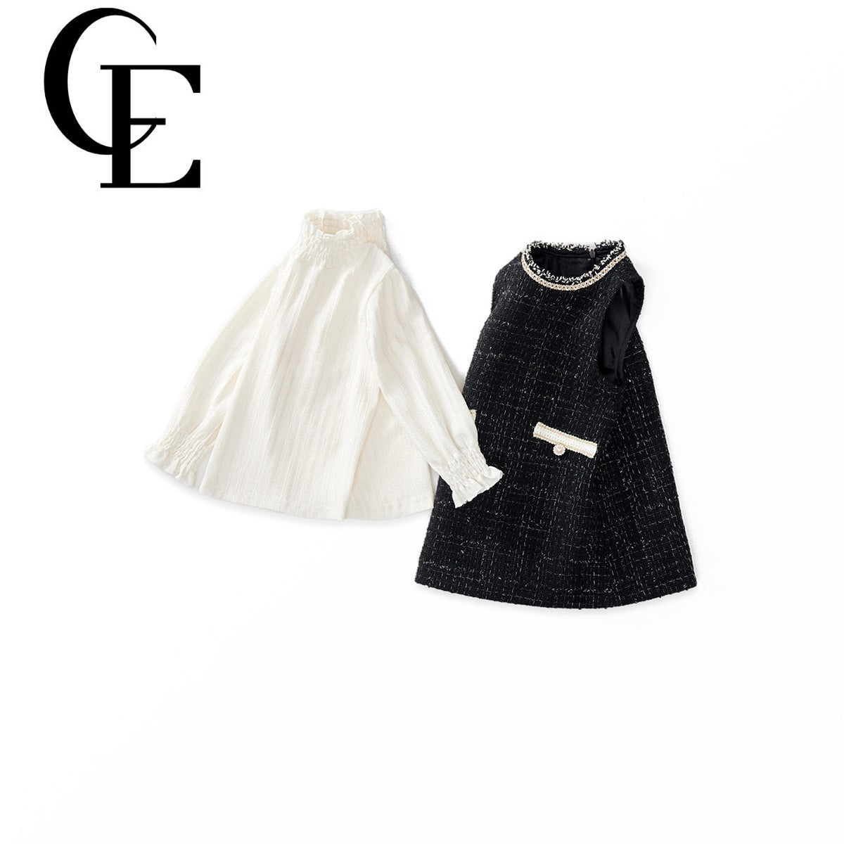 Pre sale Girls' Chic Top and Dress Set