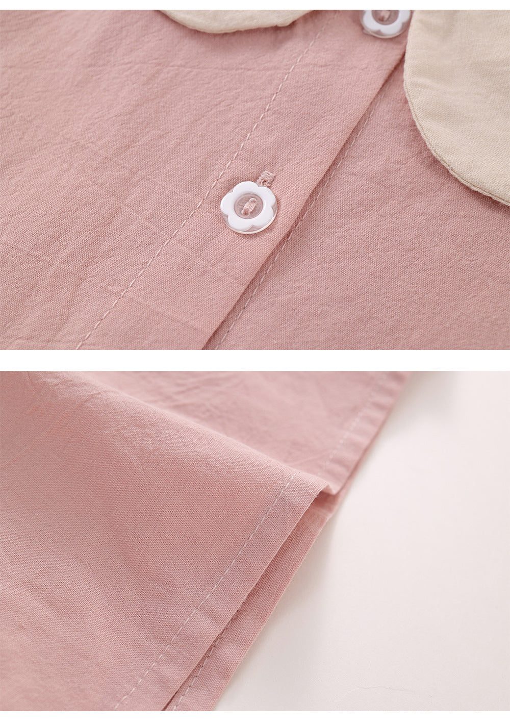 Pre sale Girl Pink French-Style Bear Embroidery Dress